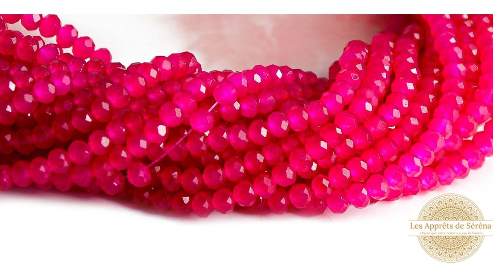 4x3mm rose pivoine