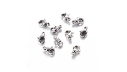 FERMOIR MOUSQUETON ARGENT