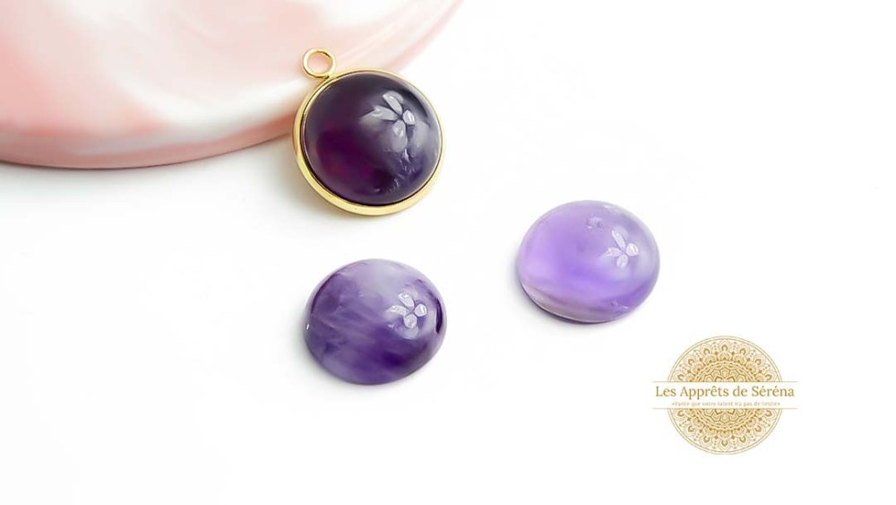 cabochon améthyste