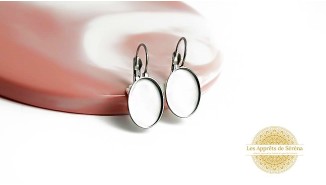 copy of Dormeuses supports cabochons 10mm en acier 304 argent