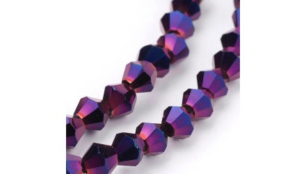 perle toupie violet