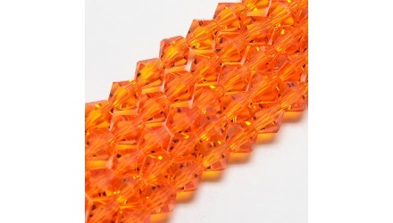 copy of Perles  toupies à facettes 3x3.5mm transparent AB