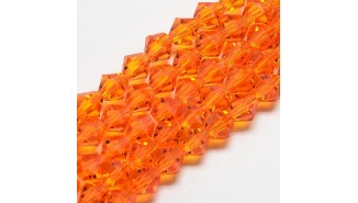 copy of Perles  toupies à facettes 3x3.5mm transparent AB