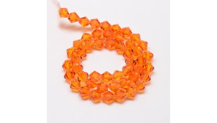 copy of Perles  toupies à facettes 3x3.5mm transparent AB