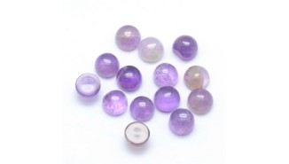 Cabochons 4mm en améthyste naturelle