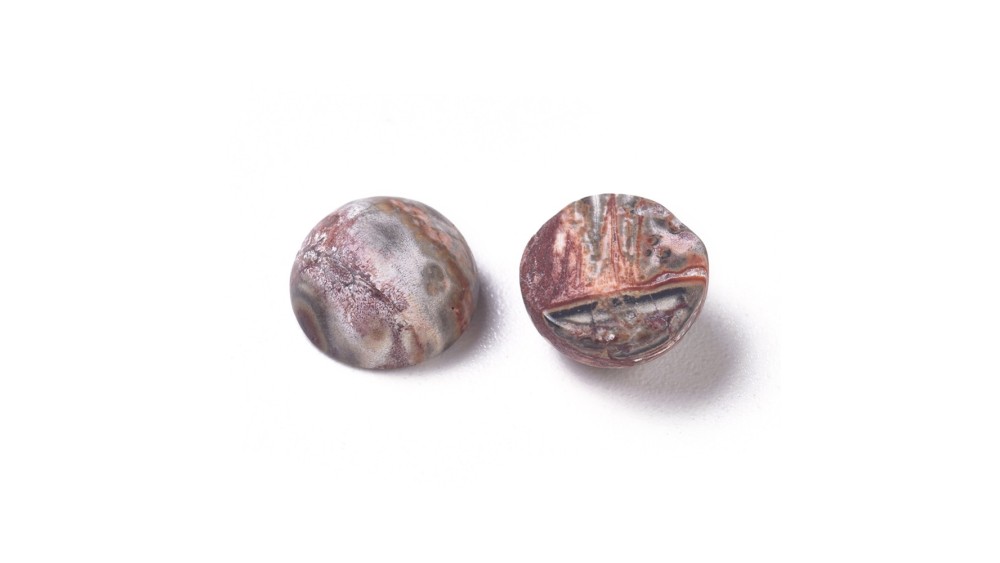 copy of Cabochon 12mm agate indienne naturelle