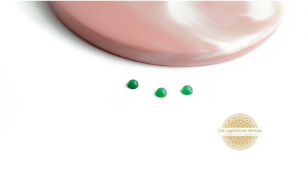 cabochon jade vert 4mm