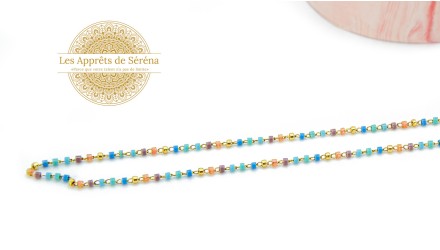 chaine laiton rocaille