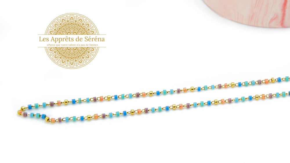 chaine laiton rocaille