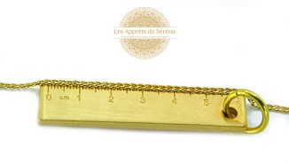 chaine gourmette or