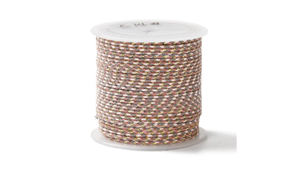 copy of Cordon en coton ciré 1mm noir