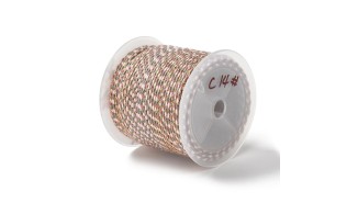 copy of Cordon en coton ciré 1mm noir