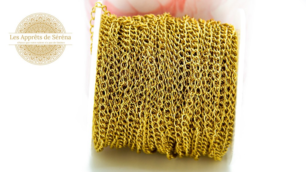 copy of Chaîne acier 304 maille gourmette 3x2mm