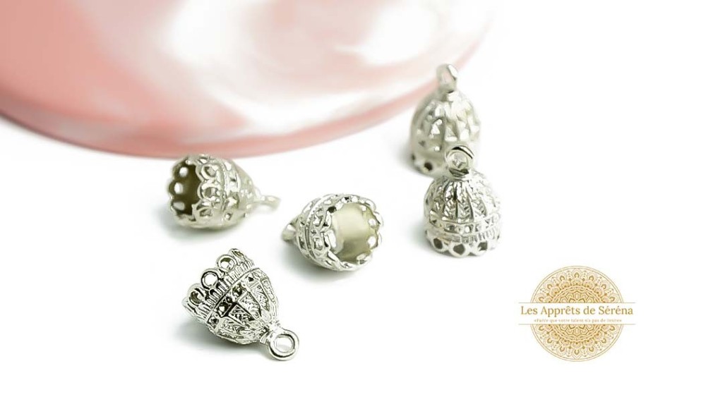 copy of Coupelles pour perles 3mm en laiton doré