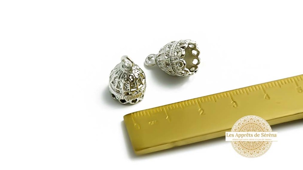 copy of Coupelles pour perles 3mm en laiton doré