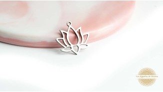 copy of Pendentif fleur de lotus en acier inoxydable plaqué or 18k
