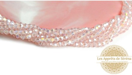 toupie verre rose