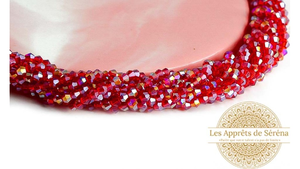 perle toupie rouge