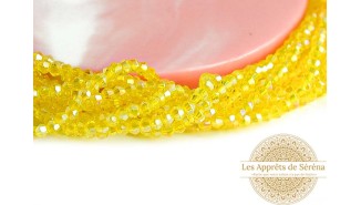 perle toupie jaune