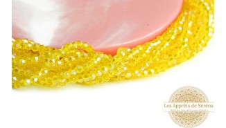 perle toupie jaune