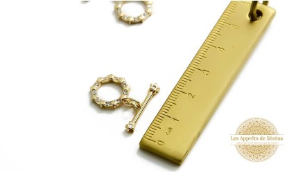 toggle étoile strass
