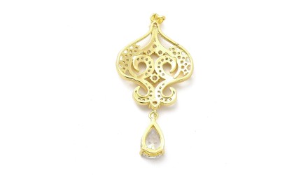 pendentif strass 18k