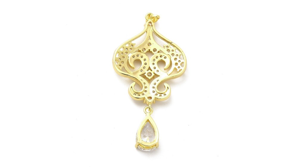 pendentif strass 18k