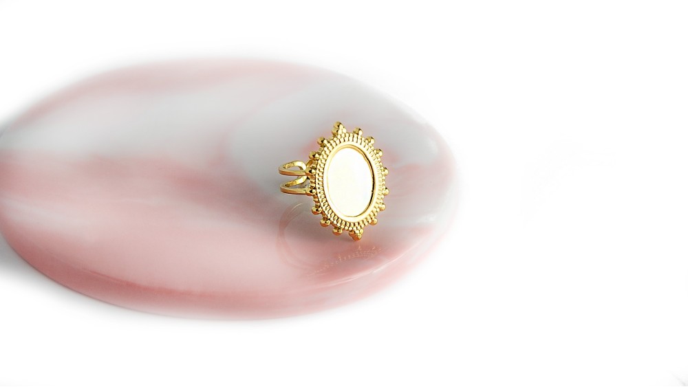 copy of Support bague serpent en acier inoxydable doré plaqué 18K