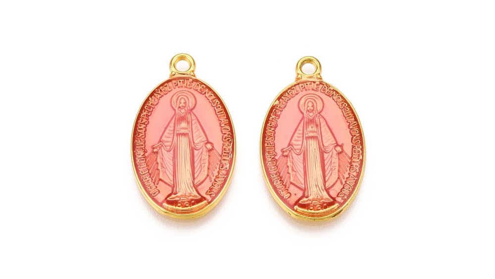 copy of Pendentif émaillé Saint Vierge ou Madone