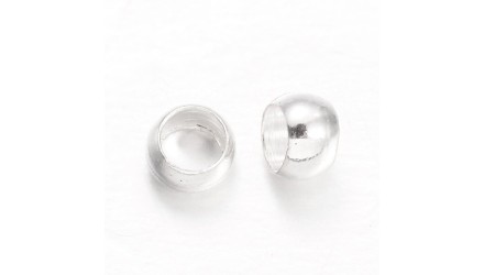 perle à écraser argent 2mm