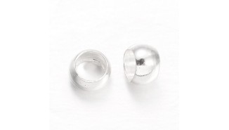 perle à écraser argent 2mm