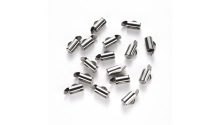 fermoir à glissière acier argent