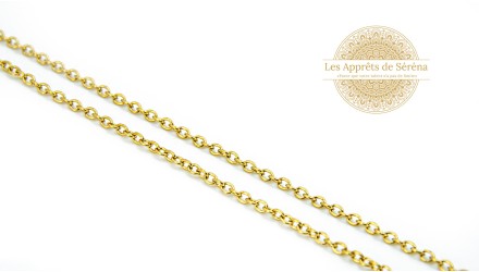 copy of Chaîne acier 304 maille gourmette 3x2mm
