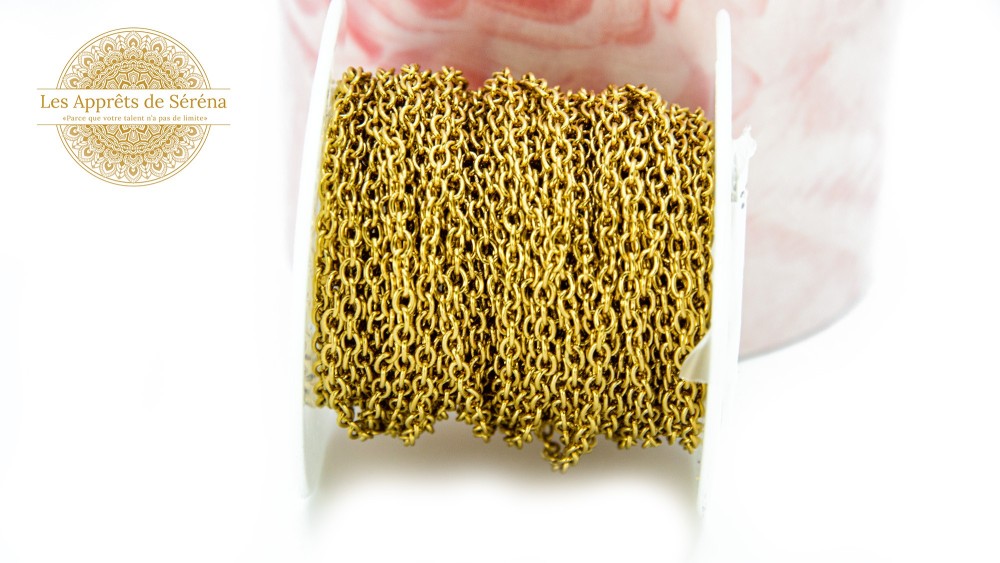 copy of Chaîne acier 304 maille gourmette 3x2mm