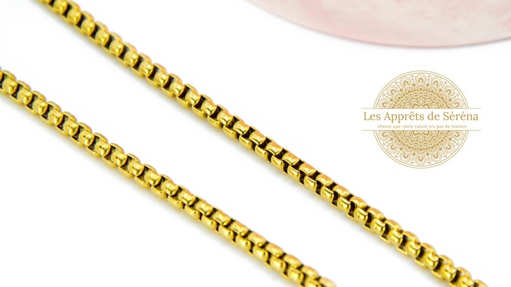 copy of Chaîne acier 304 maille gourmette 3x2mm