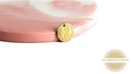 pendentif yin yang 18k