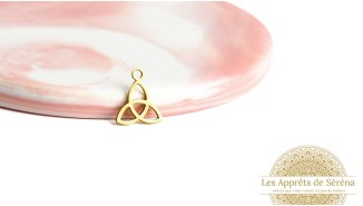 pendentif triskel acier or