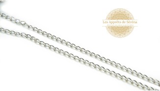 copy of Chaîne acier 304 maille gourmette 3x2mm