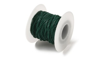 chaîne vert sapin 3x2mm