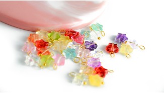 pendentif étoile verre