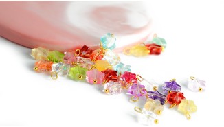 pendentif étoile coloré
