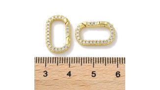 copy of Fermoirs mousquetons 9mm acier 304 doré