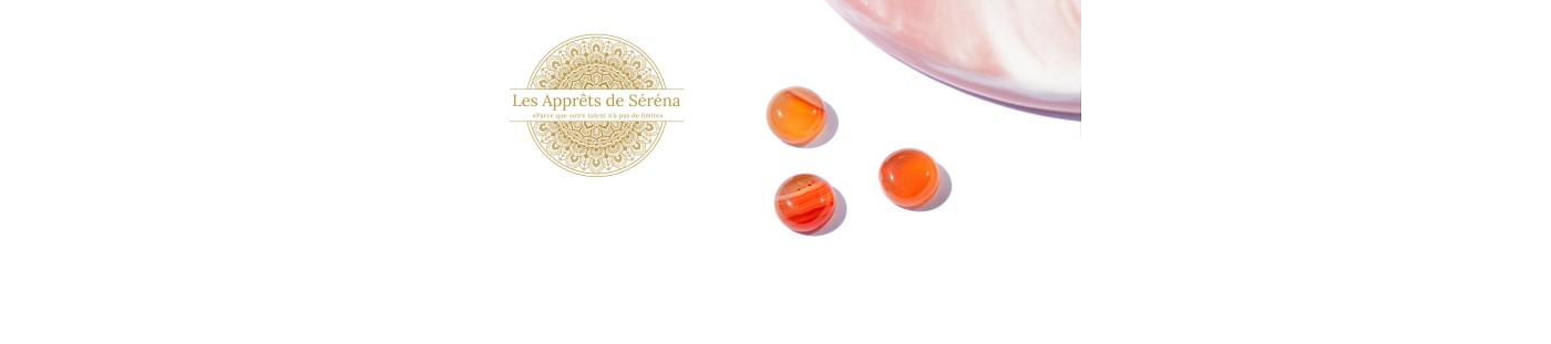 Cabochons ronds et plats  taille 08mm en pierre gemme naturelle