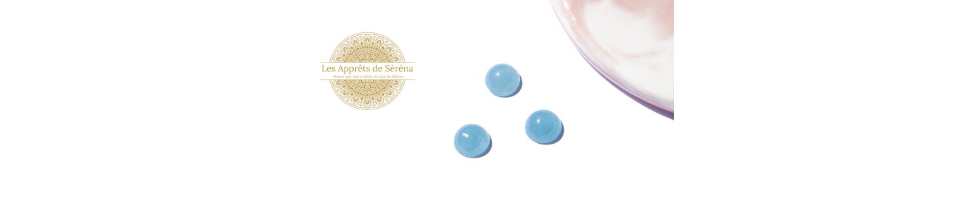 Cabochons ronds et plats  taille 06mm en pierre gemme naturelle