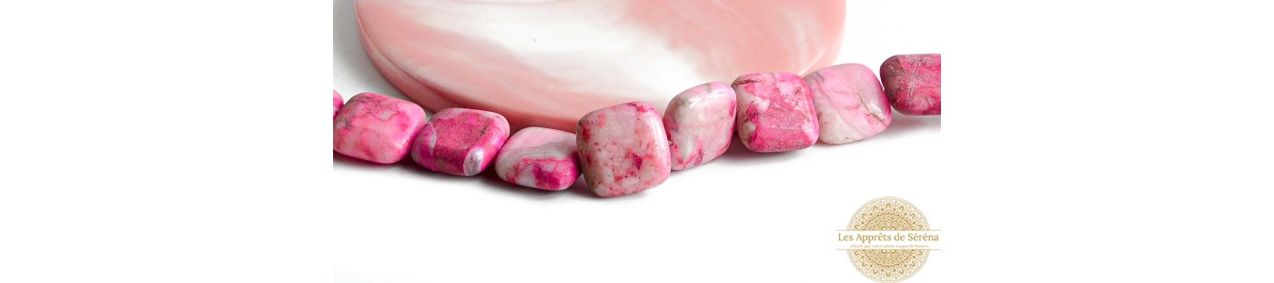 Perles verre à facettes carrées pour création de bijoux