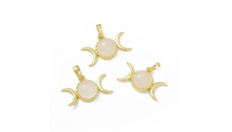 Pendentifs en pierre gemme naturelle