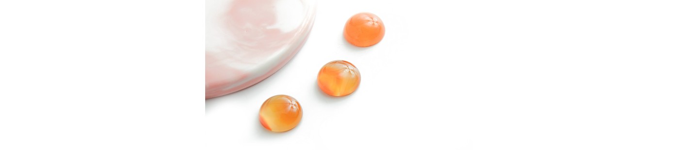 Cabochons en pierre gemme naturelle pour création de bijoux fantaisie