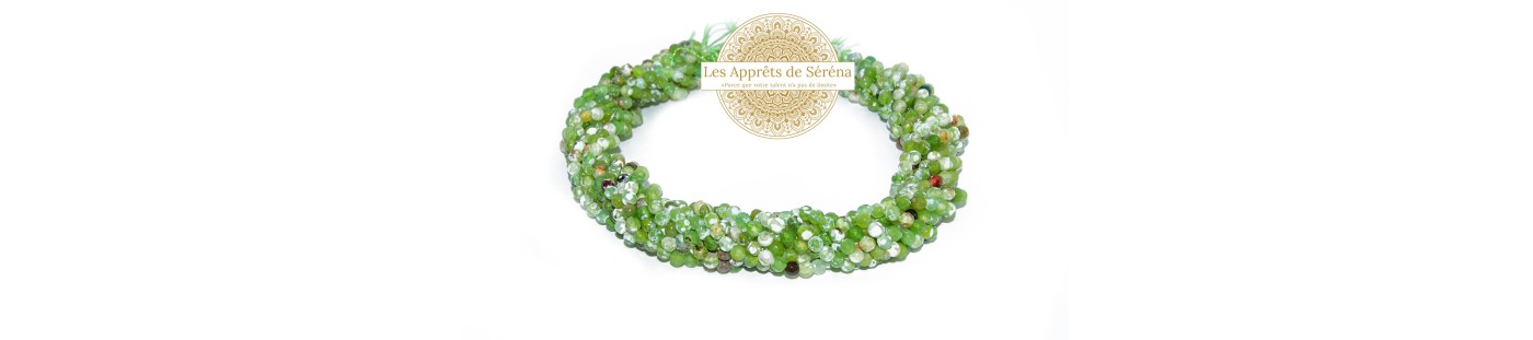 Perles en pierre naturelle de taille 4mm / les apprêts de séréna