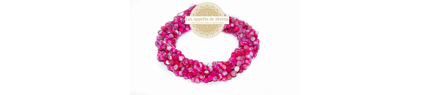Perles en pierre naturelle de taille 6mm : Les apprêts de Séréna