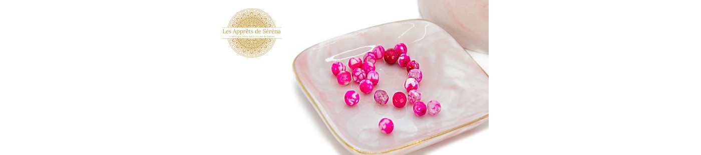 Perles en pierre naturelle 8mm /Les apprêts de Séréna